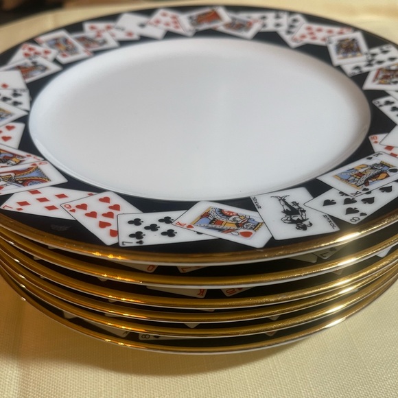 Vintage Tiffany & co 6 pc salad plates